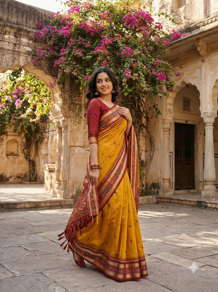 A Single Glance Patola Silk Saree