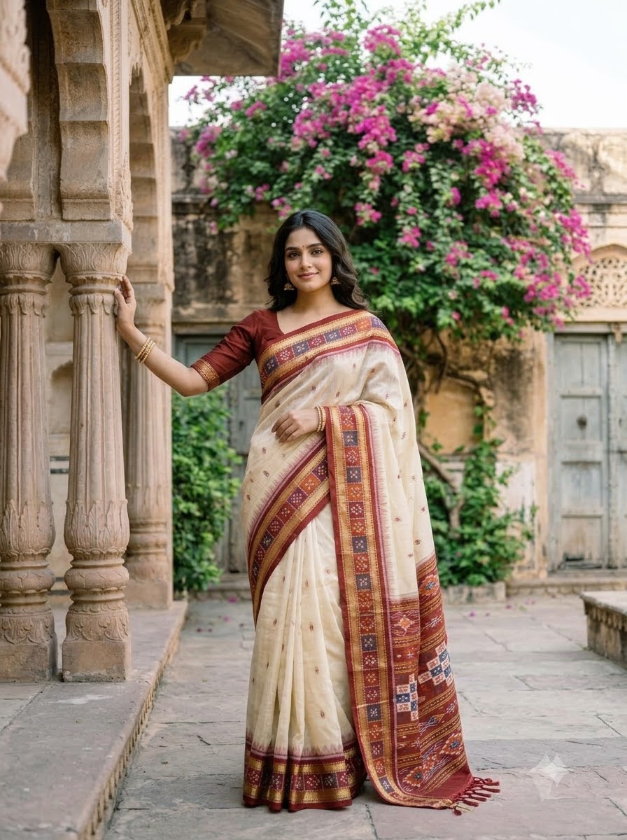 A Single Glance Patola Silk Saree