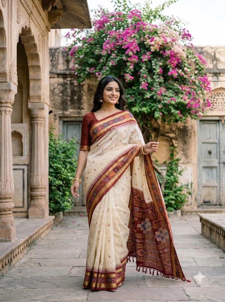 A Single Glance Patola Silk Saree