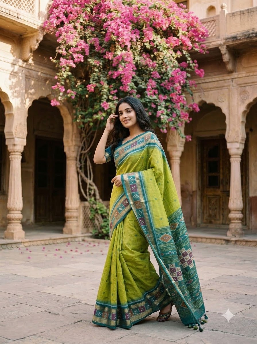 A Single Glance Patola Silk Saree