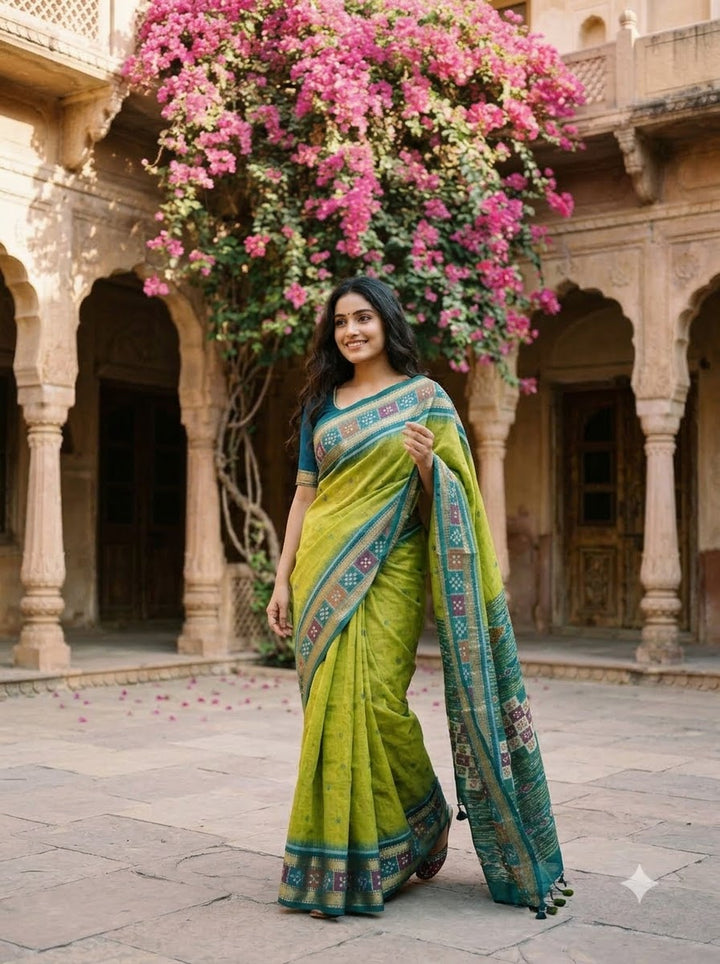 A Single Glance Patola Silk Saree