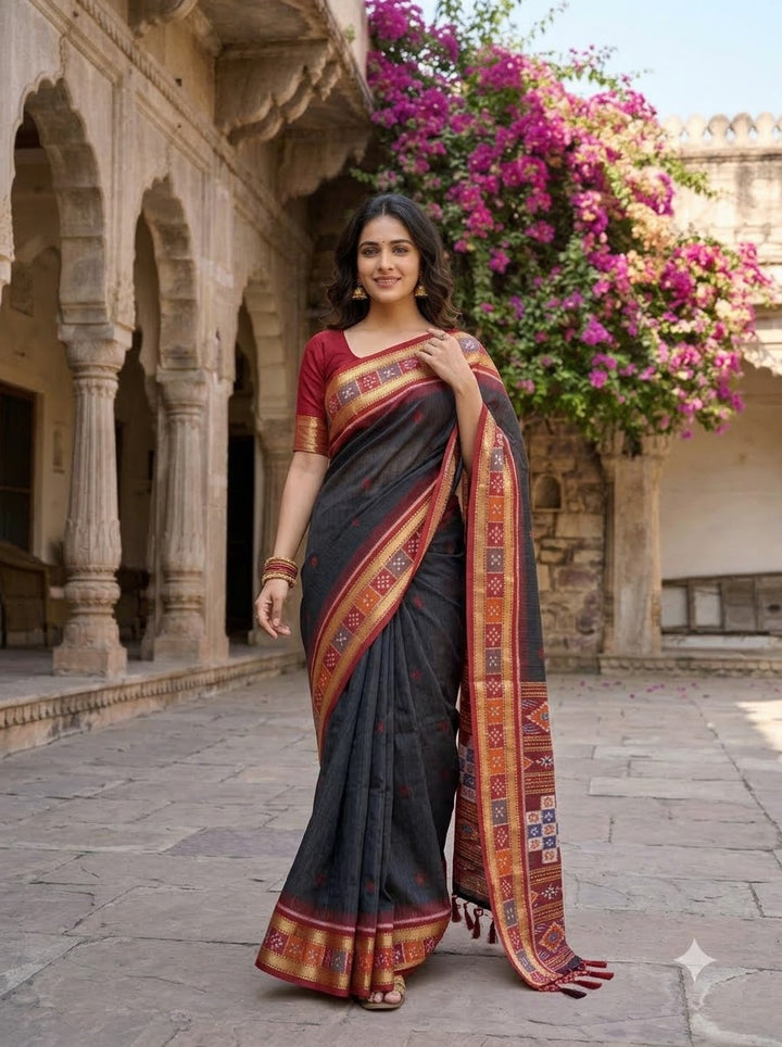 A Single Glance Patola Silk Saree