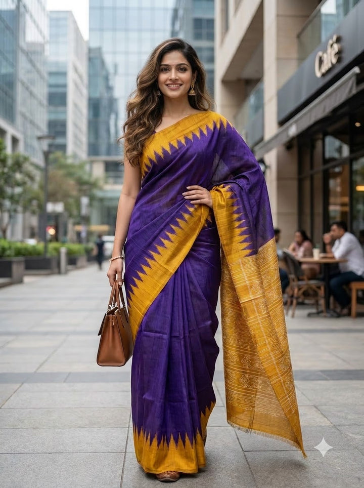 Aranyani Ghicha Tussar Silk Saree