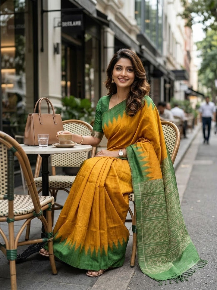 Aranyani Ghicha Tussar Silk Saree