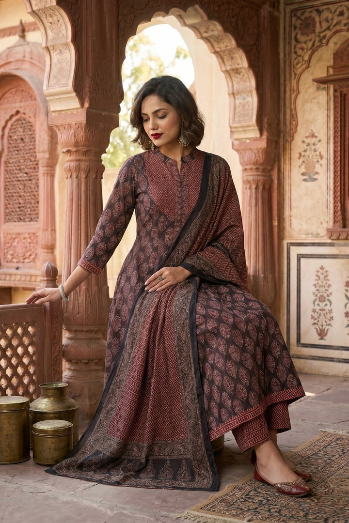 In Every Season Anarkali Cotton Suit Set