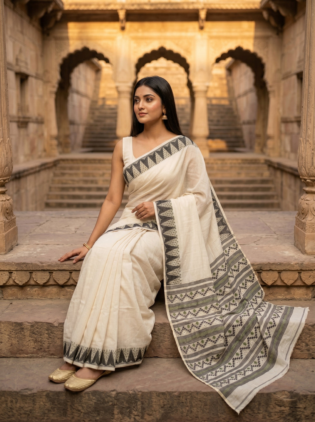 Rangamaya Dhakai Jamdani  Saree
