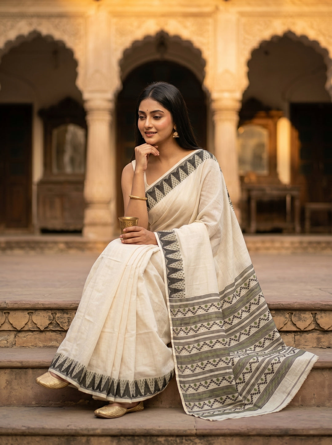Rangamaya Dhakai Jamdani  Saree