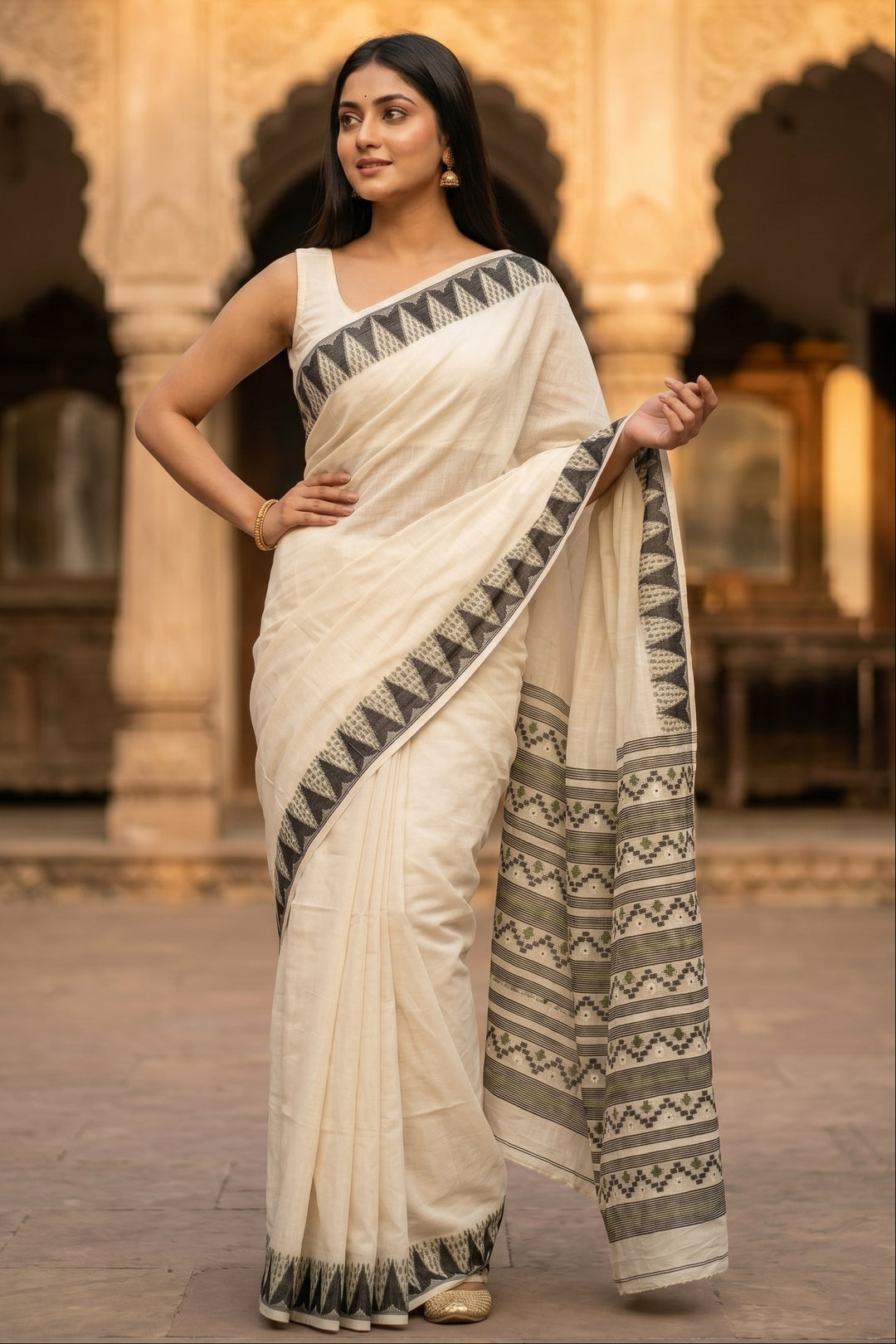 Rangamaya Dhakai Jamdani  Saree