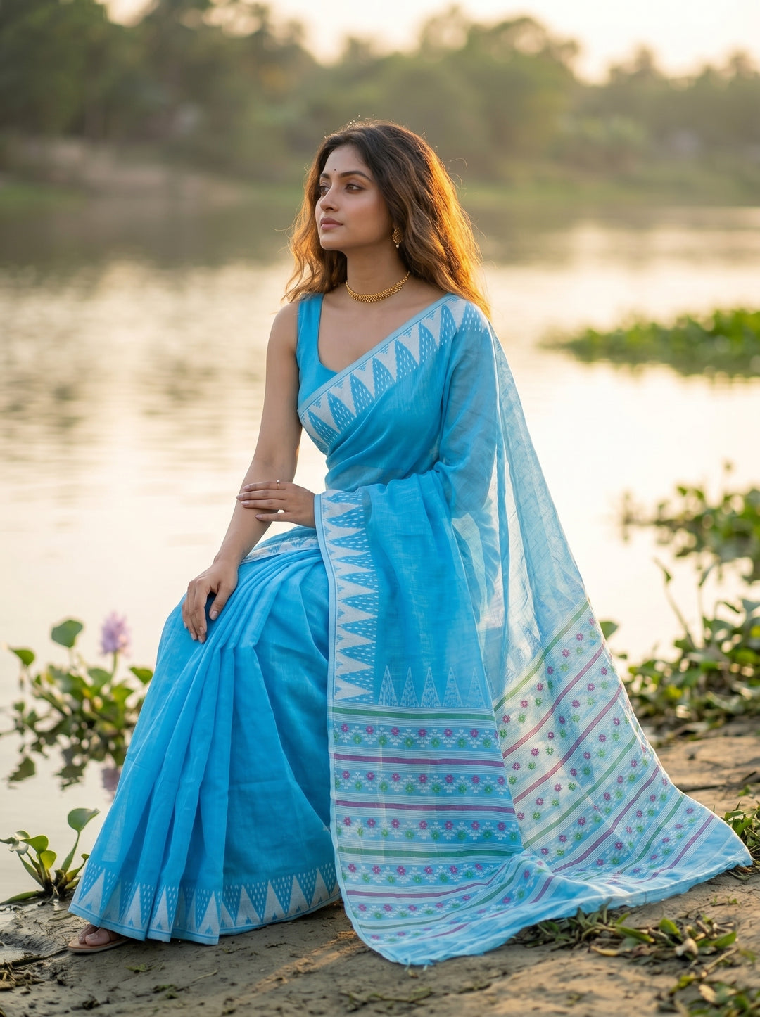 Rangamaya  Jamdani  Saree