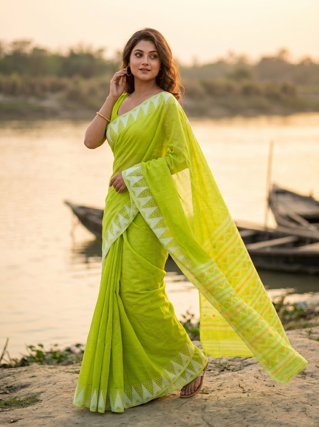 Rangamaya  Jamdani  Saree