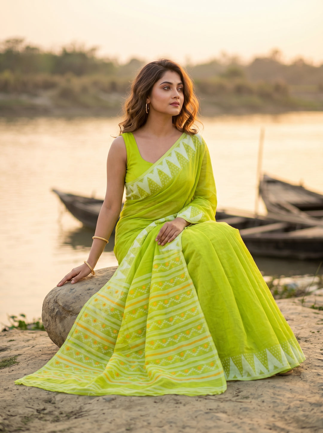 Rangamaya  Jamdani  Saree