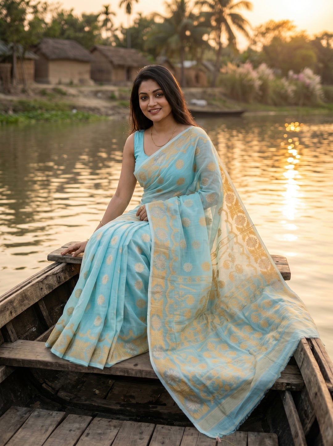 Kanaklata  Jamdani  Saree