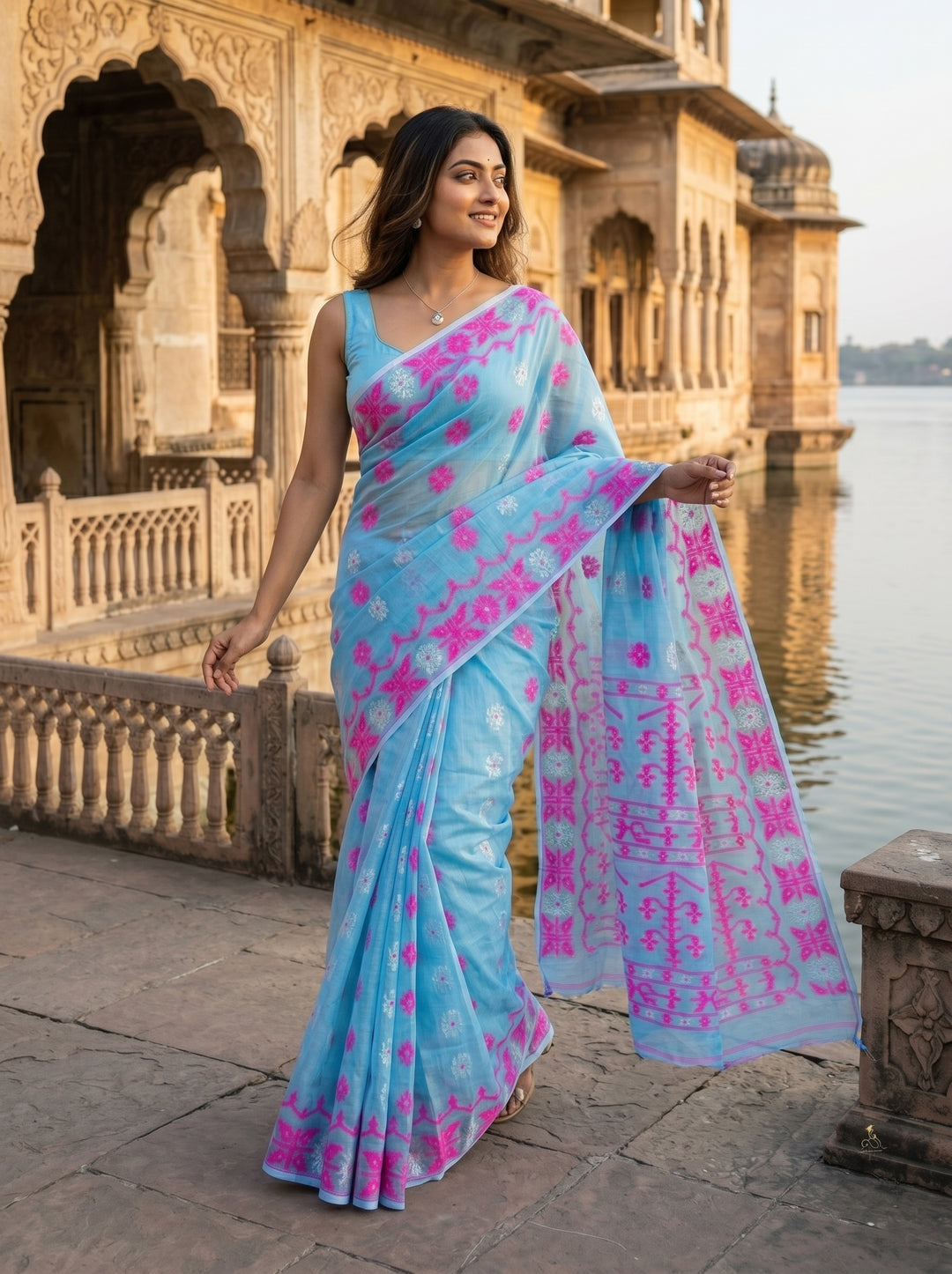 Kanaklata  Jamdani  Saree