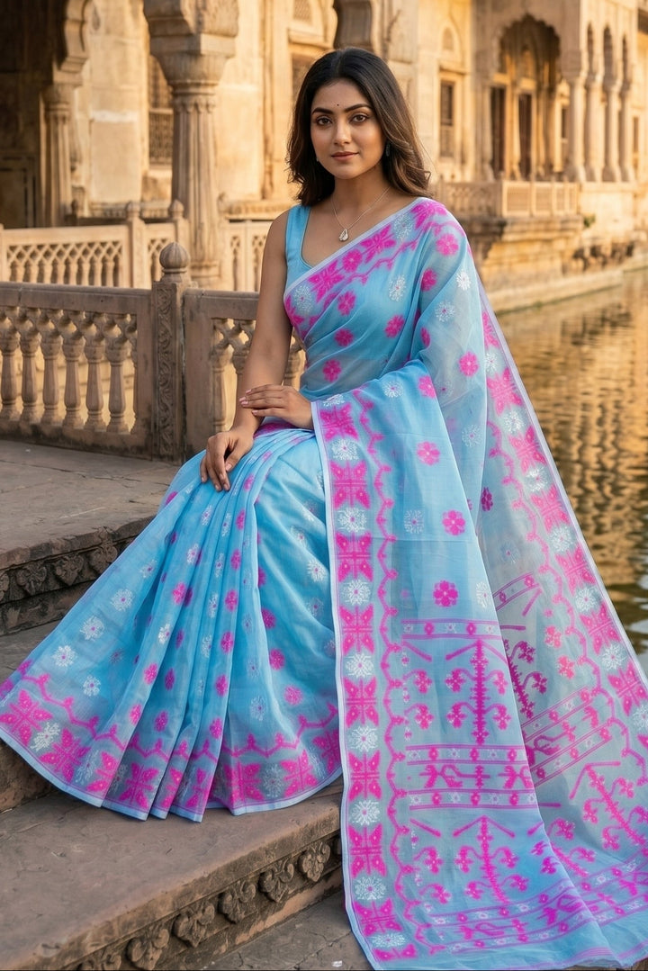 Kanaklata  Jamdani  Saree