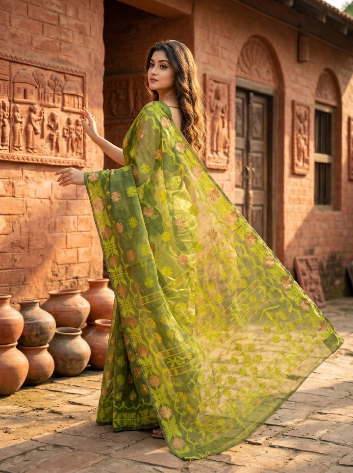 Kanaklata  Jamdani  Saree
