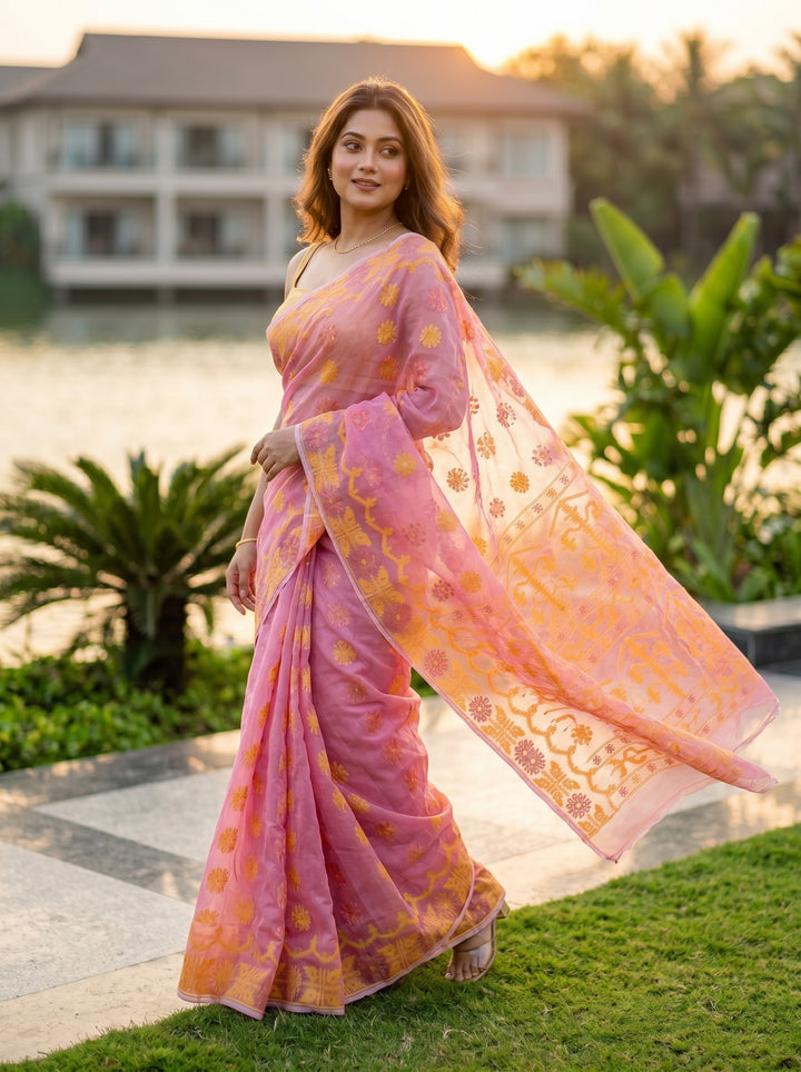Kanaklata  Jamdani  Saree