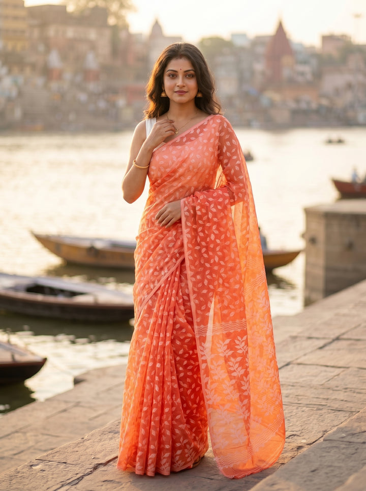 Sreelata Dhakai Jamdani Saree