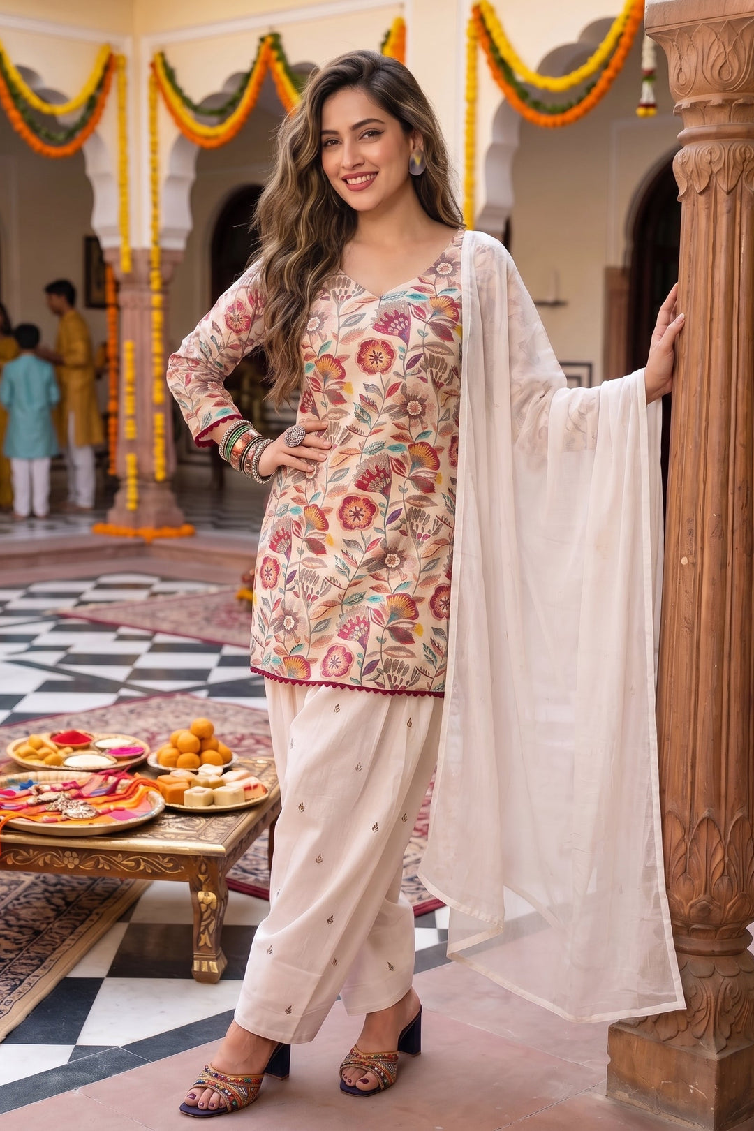 Letter of Elegance Designer Kurti Set
