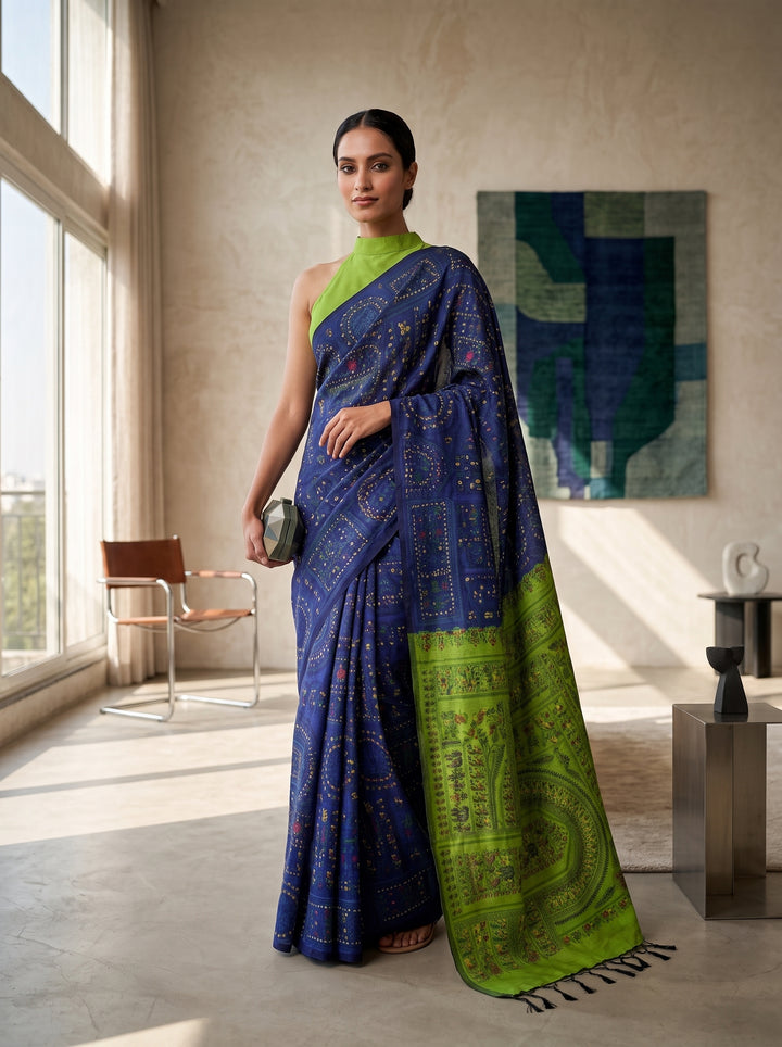Melody of Colors Cotton Silk Saree