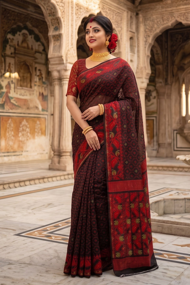 Swarnamayi Jamdani Saree