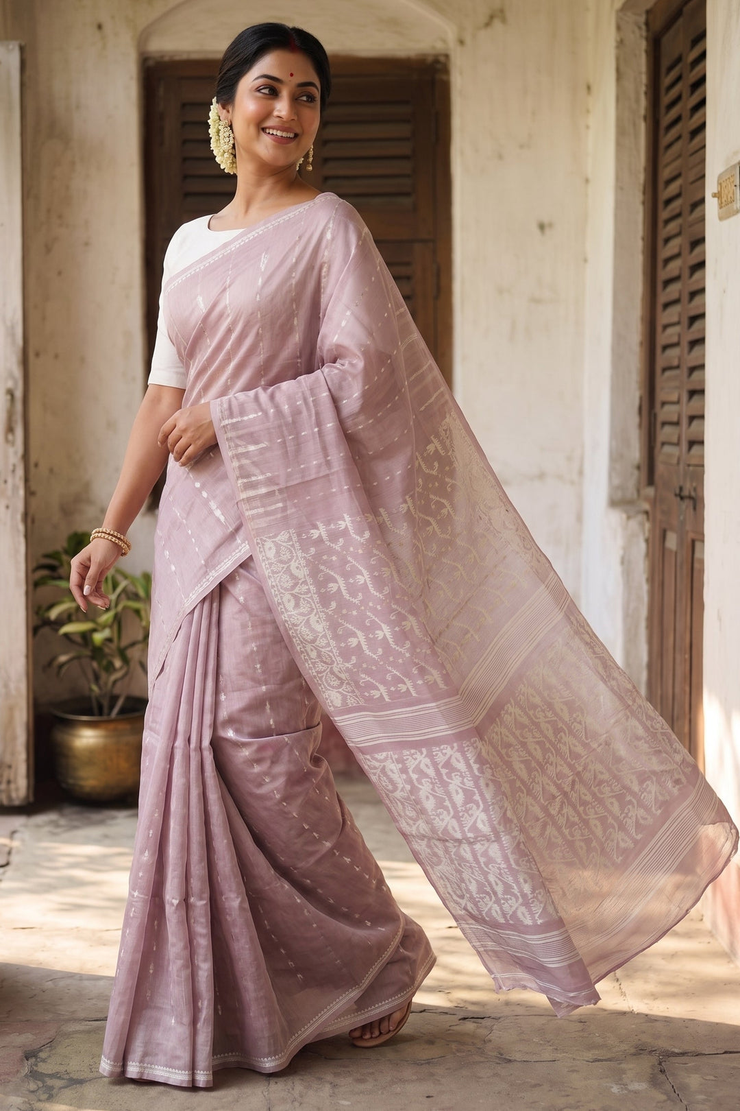 Moner Alo-Bengal Jamdani Saree