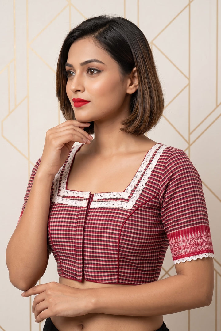 Retro Romance (Designer Cotton Blouse)
