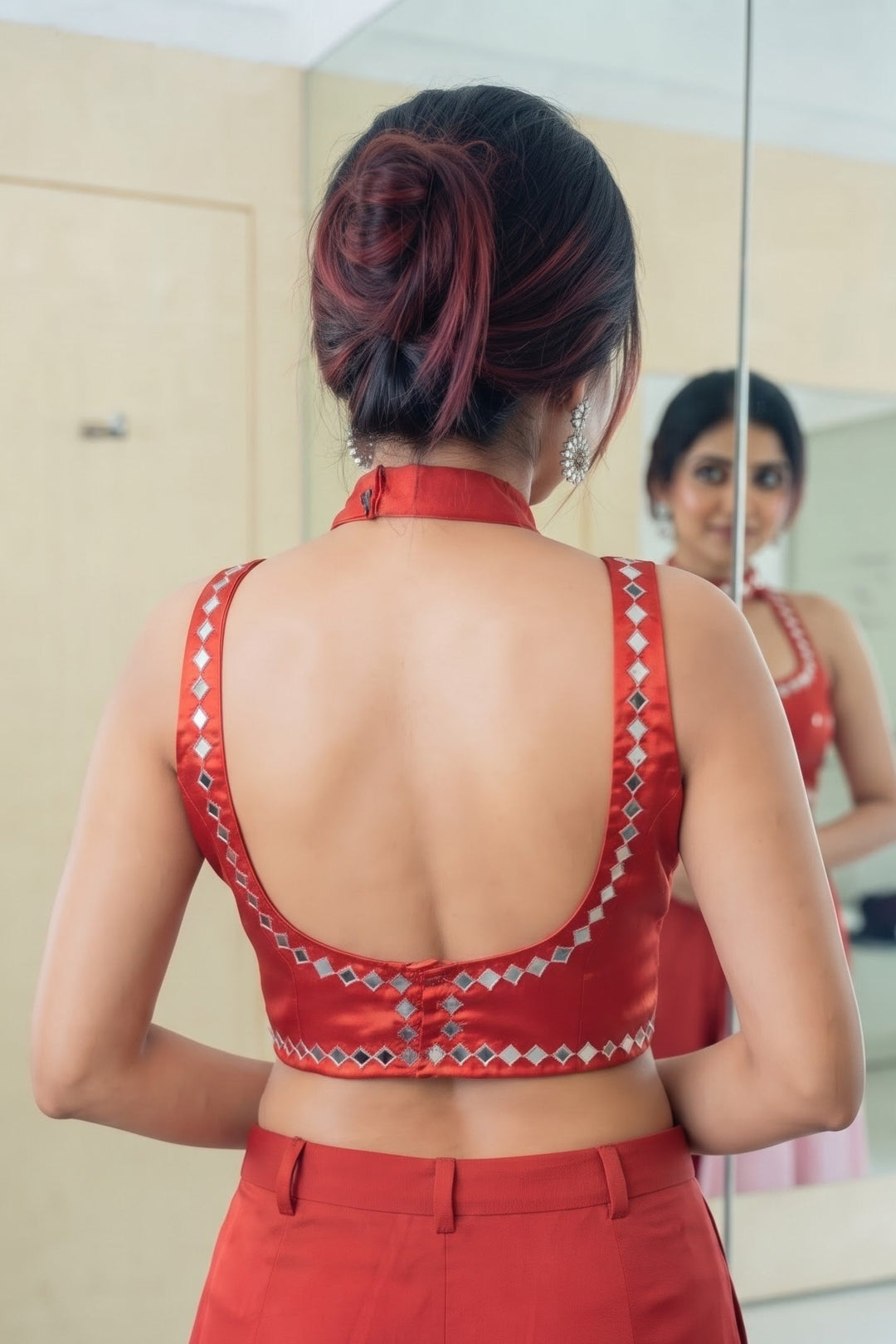 Reflection Speaks -Cotton Silk Blouse