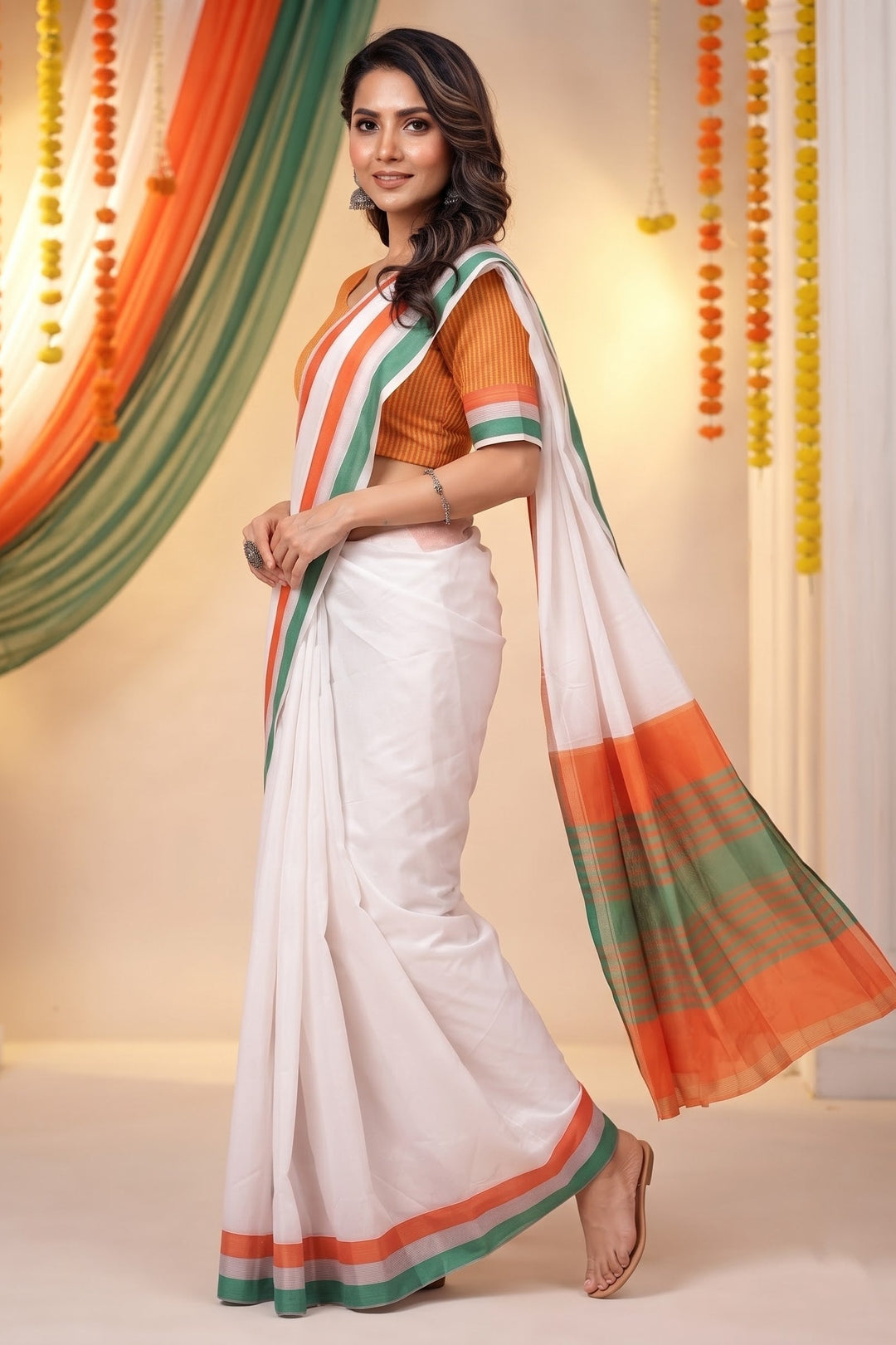 Freedom Drape Independence Day Saree