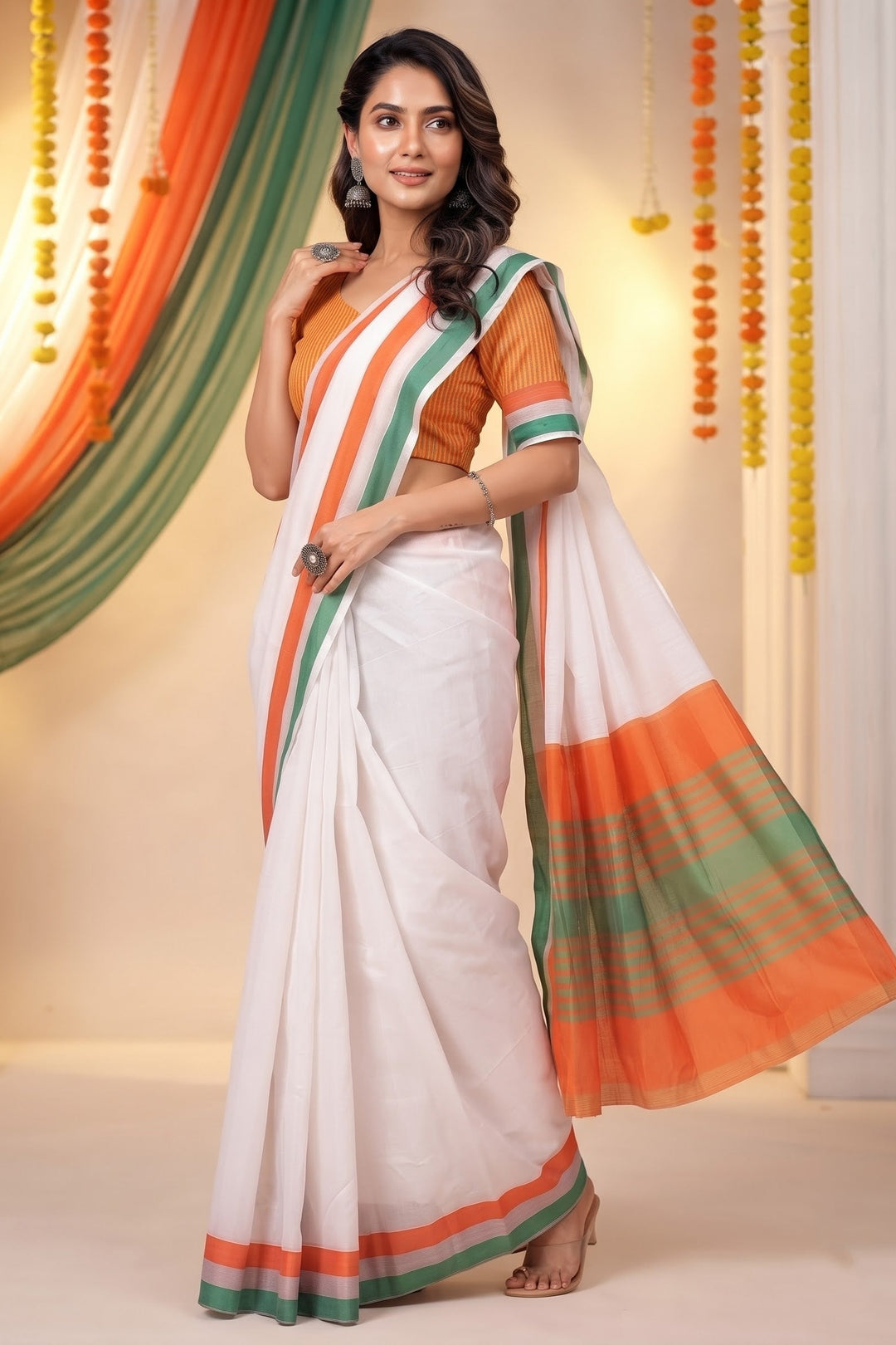 Freedom Drape Independence Day Saree