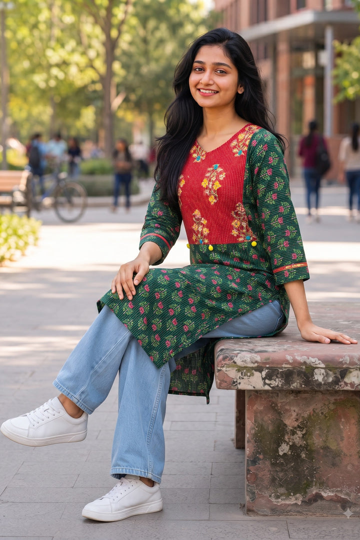 Little Sparkle-Kurti(Only Kurti)