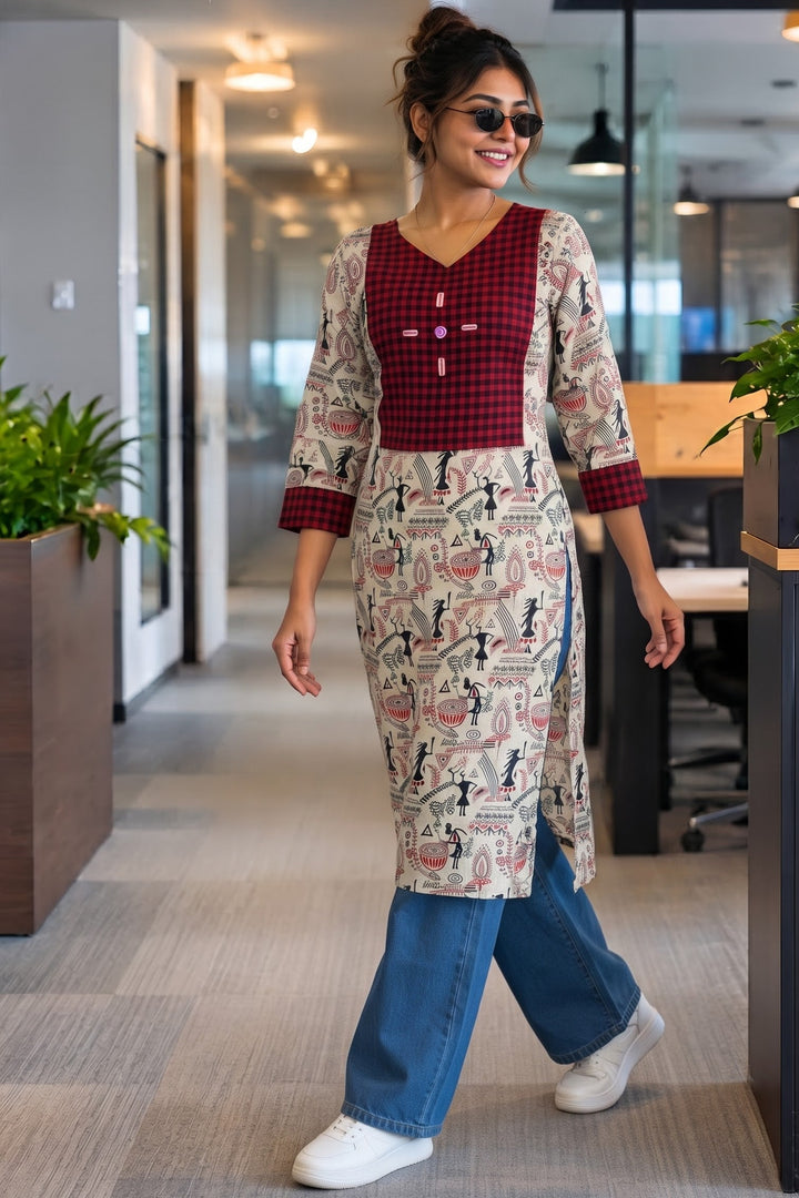 Dressed For Success Kurti(Only Kurti)
