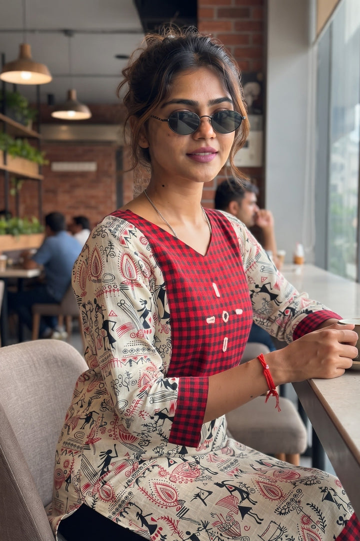 Dressed For Success Kurti(Only Kurti)