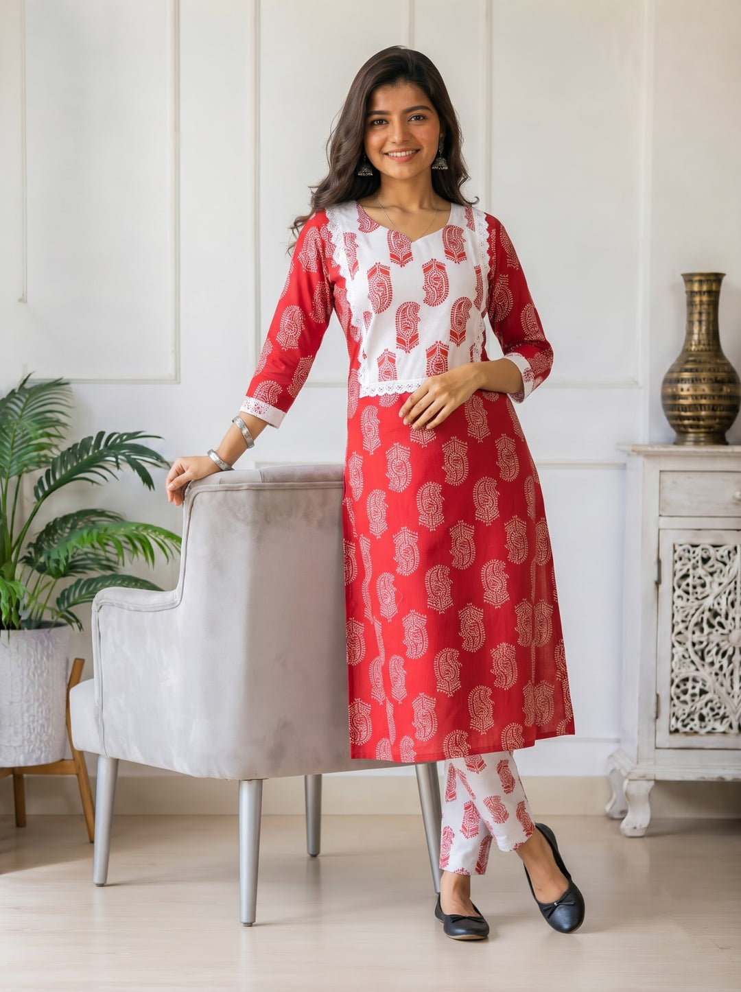 Soft Mornings- Cotton  Kurti Set (Combo 2)