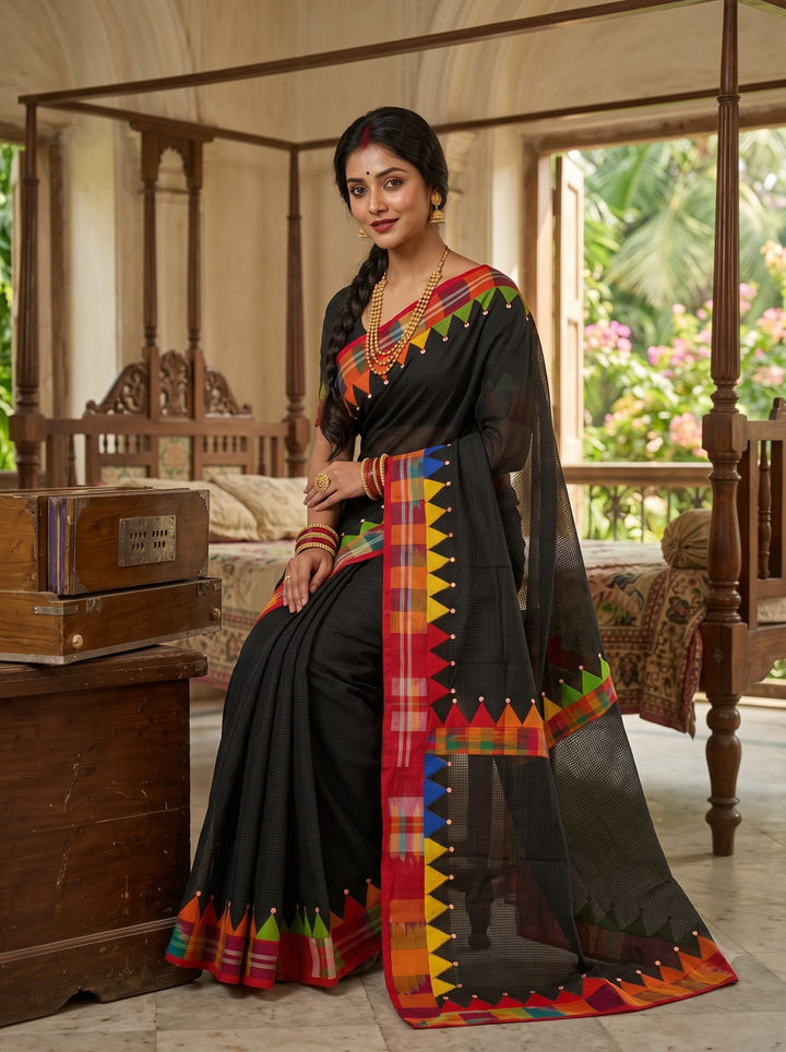 Dirgho Kahini- Temple Saree