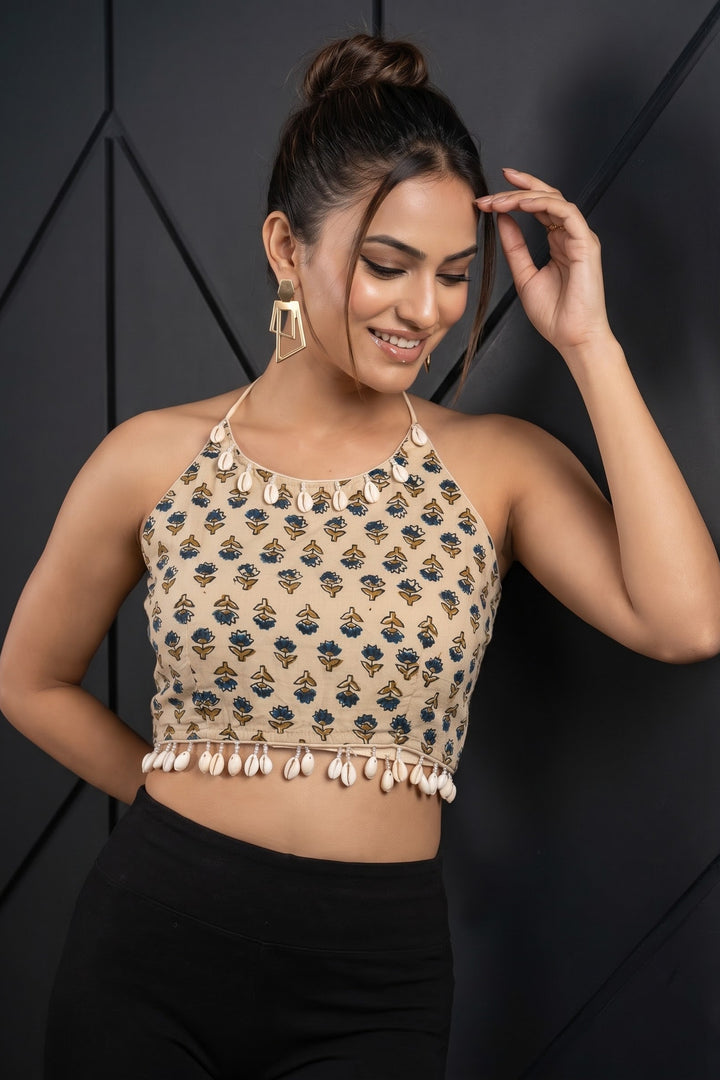 Too Hot to Be Basic – Ajrakh Blouse