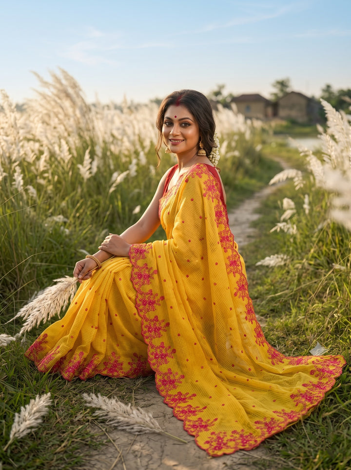 House of Elegance-  Reshom Kota Saree