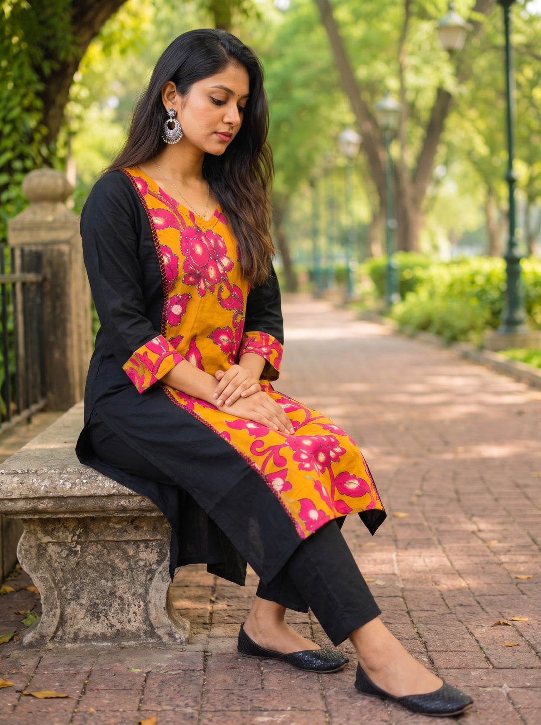 Meetings to Moments- Cotton  Kurti Set