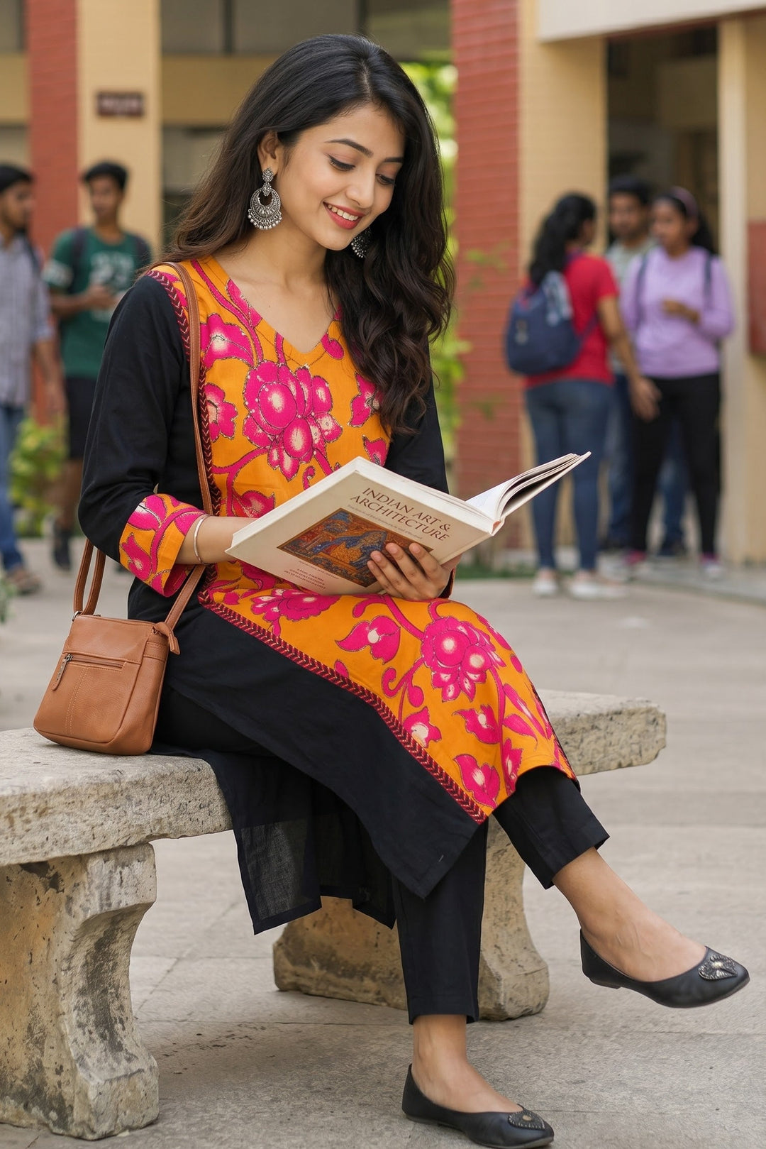 Meetings to Moments- Cotton  Kurti Set
