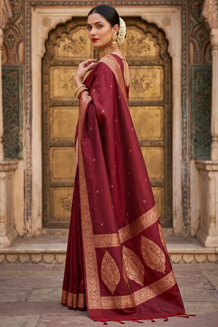 Maharani Moment - Muga Katan Silk Saree