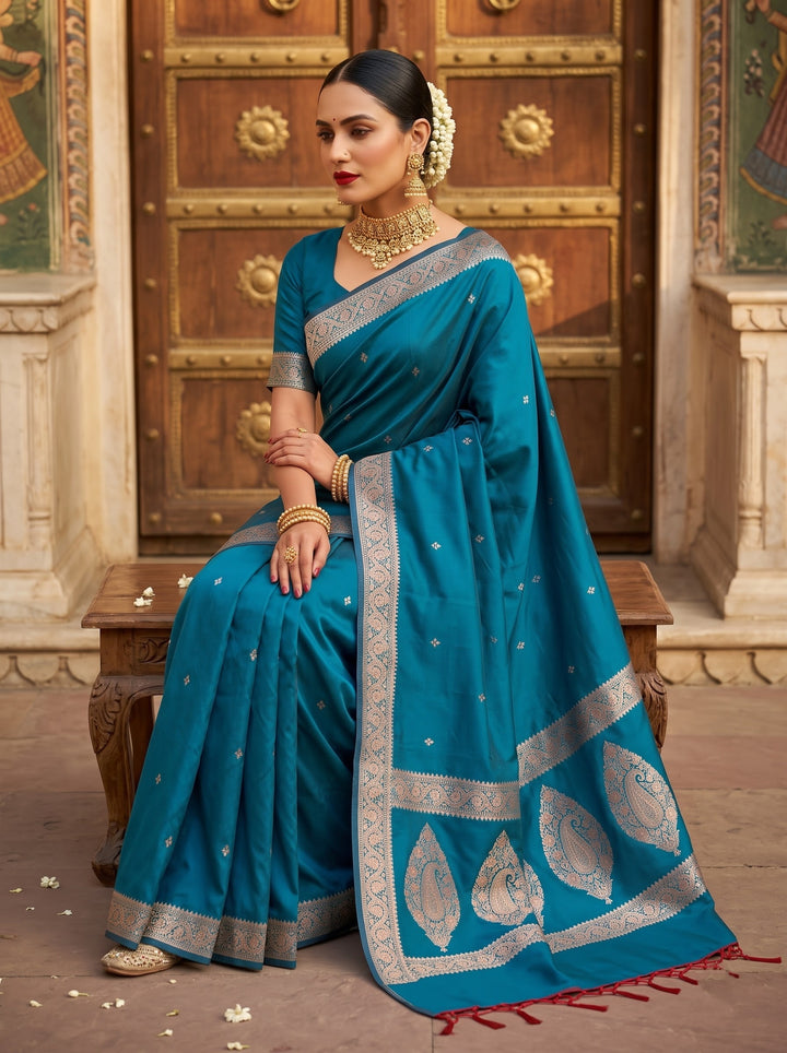 Maharani Moment - Muga Katan Silk Saree