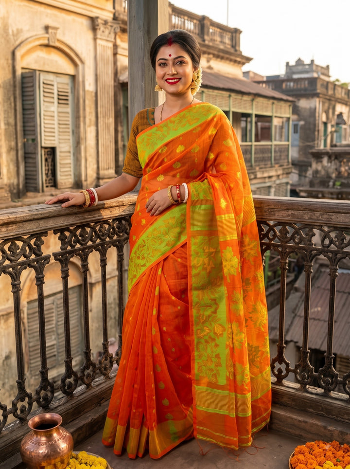 Patralikhan Dhakai Jamdani Saree