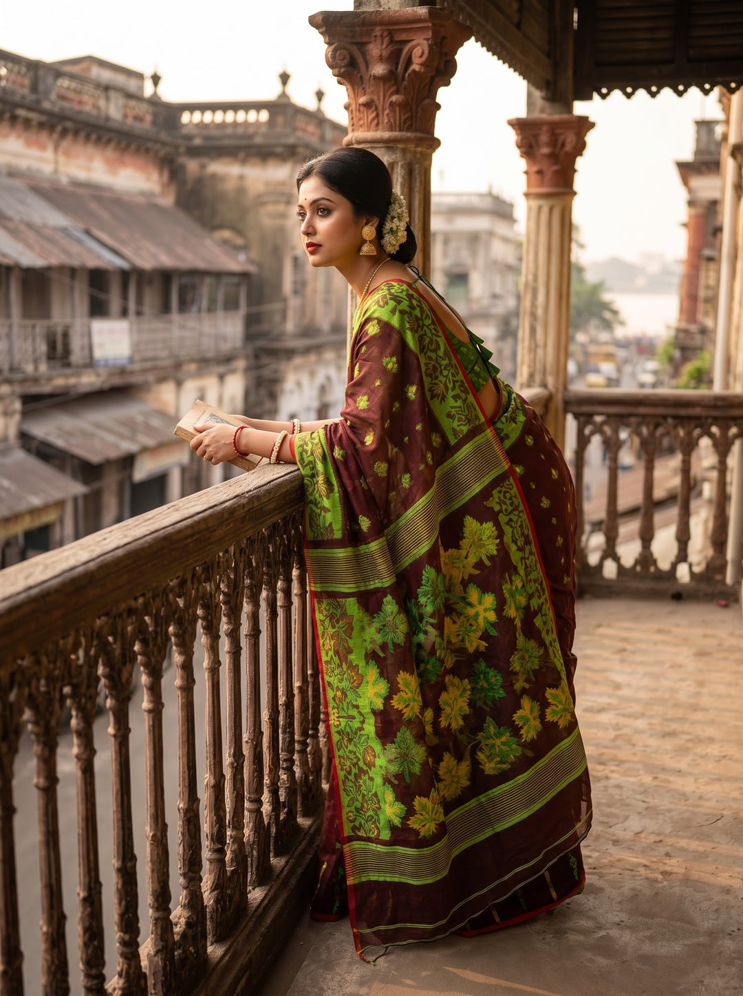 Patralikhan Jamdani Saree