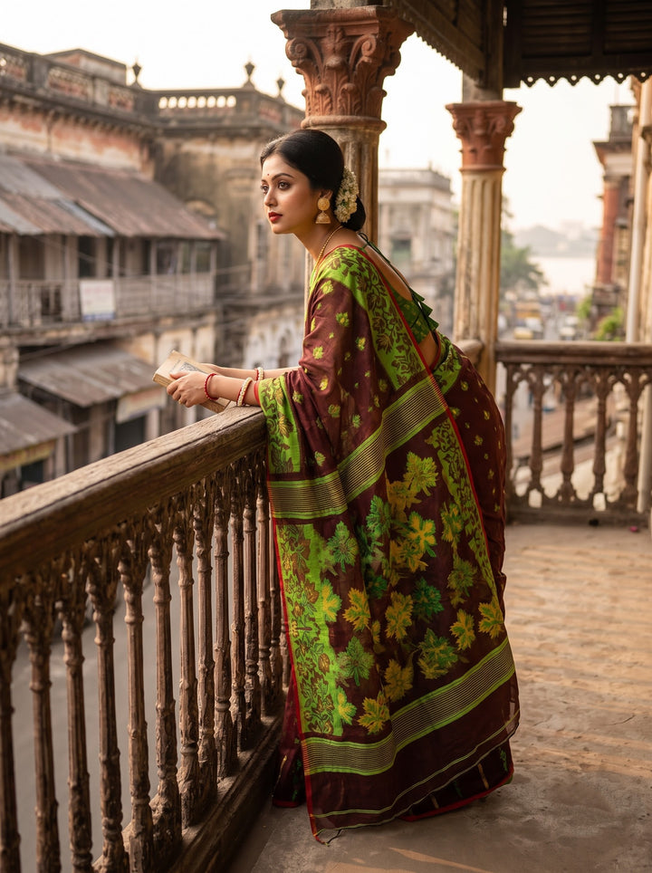 Patralikhan Jamdani Saree