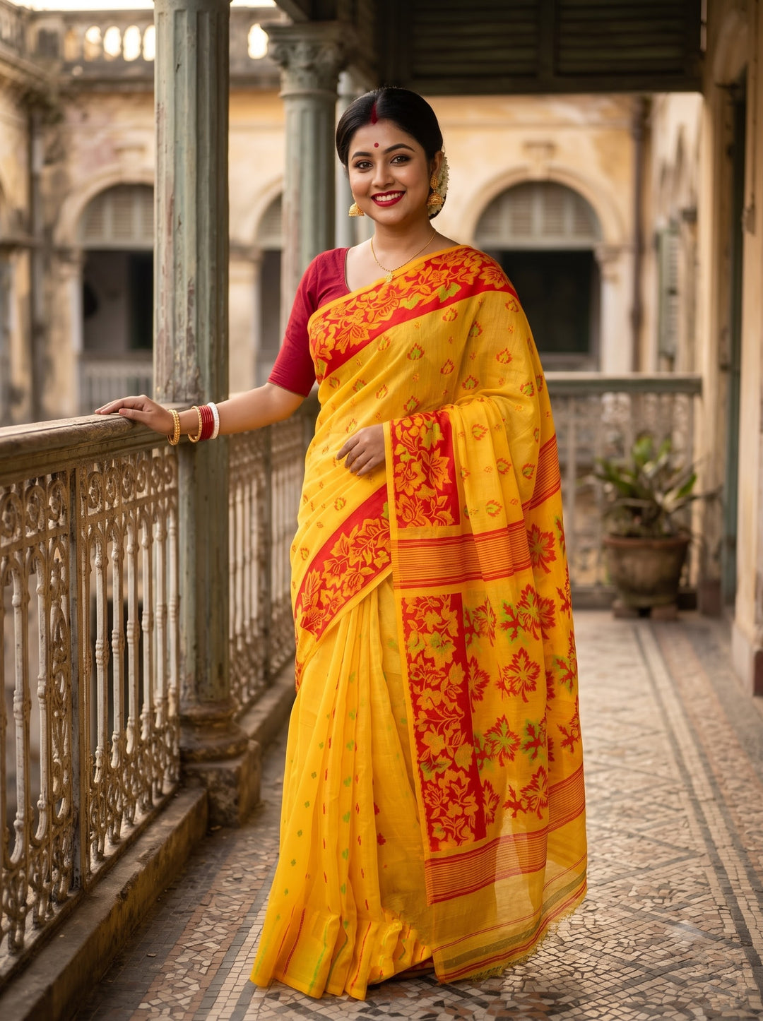 Patralikhan Jamdani Saree