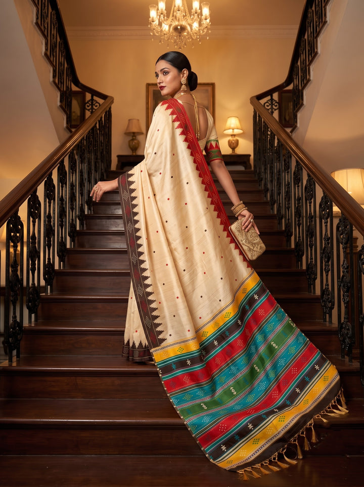 Satrangi Rang-Premium (Semi) Assam Silk Saree