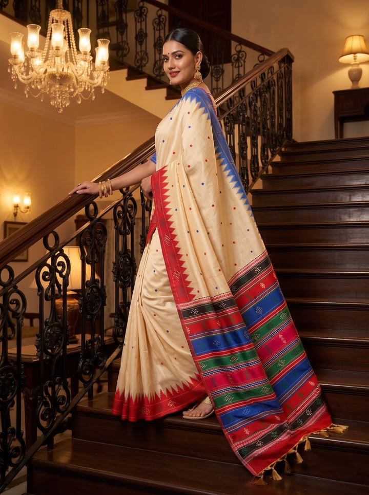 Satrangi Rang-Premium (Semi) Assam Silk Saree