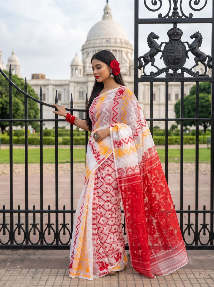 Basundhara Dhakai Jamdani Saree