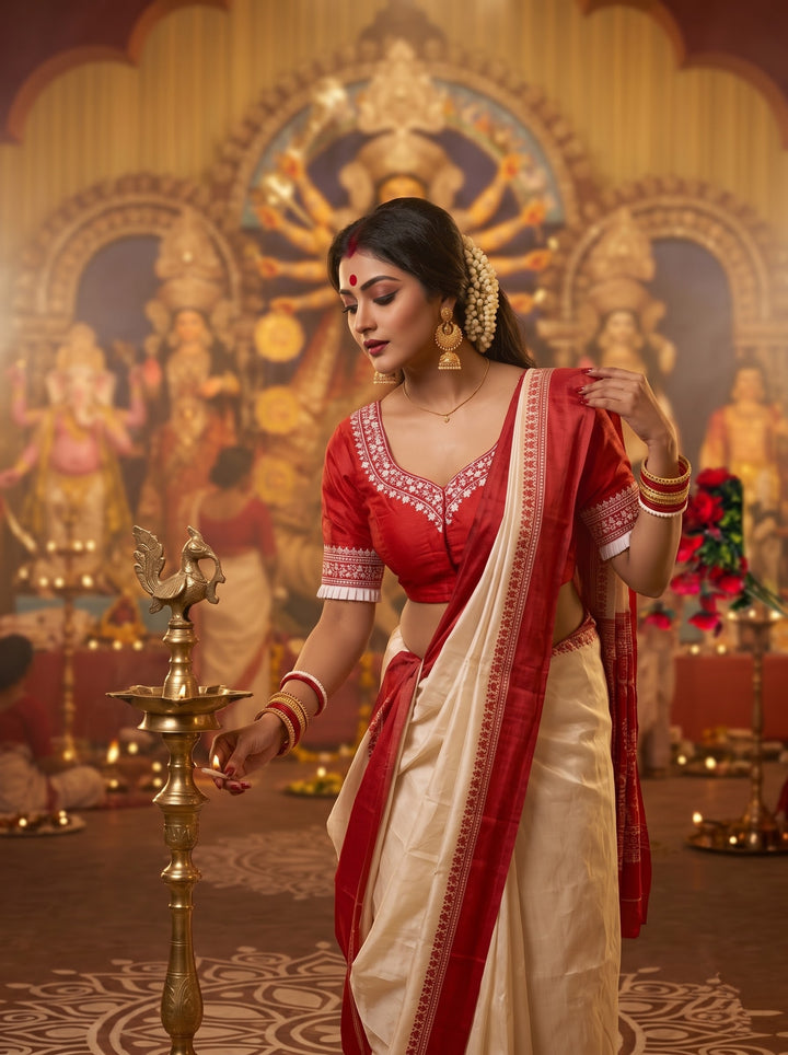 Adya Shakti Vichitra Silk Designer Blouse