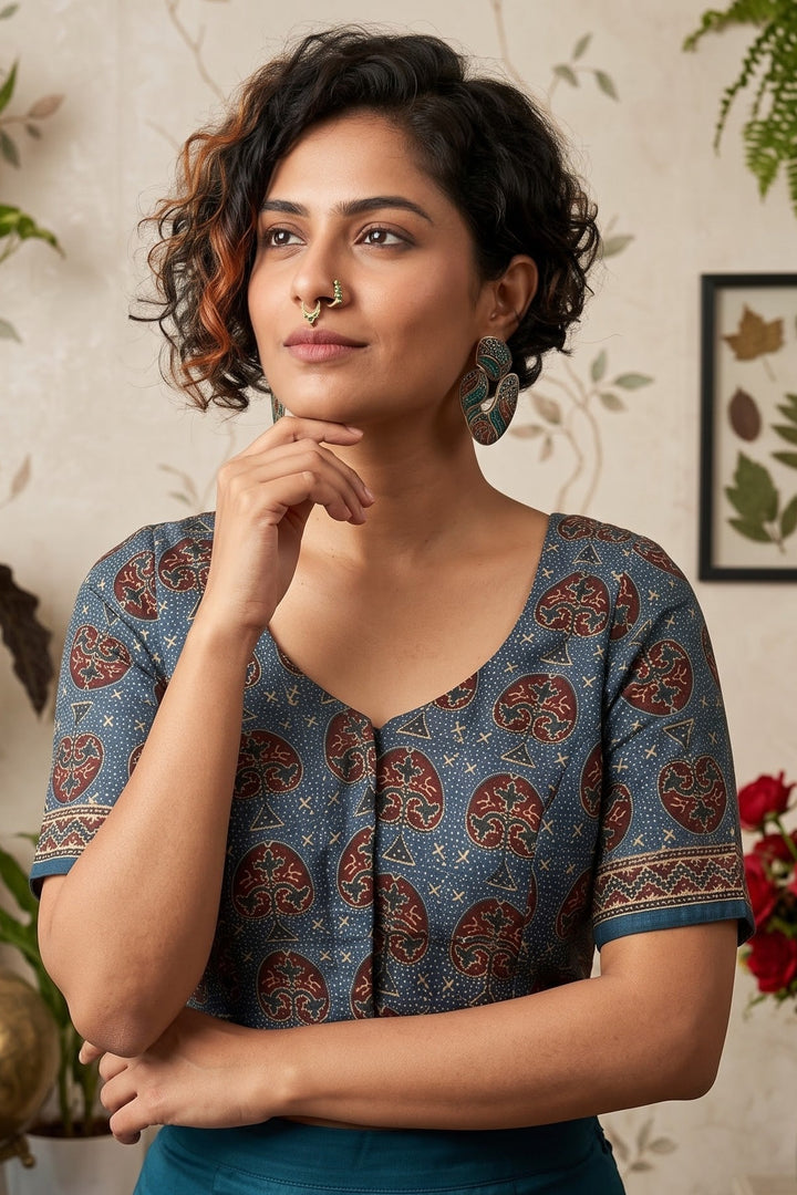 Lush Aura - Modal Silk Blouse