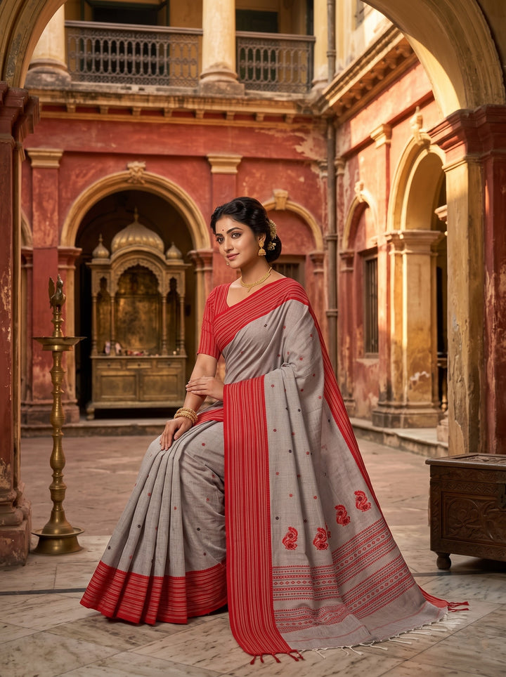 Luminary Cotton Banarasi Saree